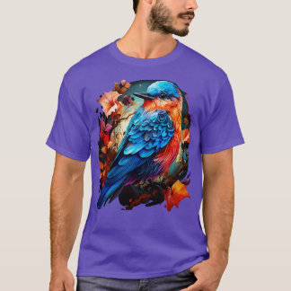 Eastern Bluebird Rainbow T-shirt