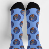 Eastern Bluebird Vrouw Schilderen Originele Vogelk Sokken (Top)