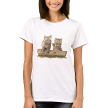 Eastern Bobcat Kittens T-shirt