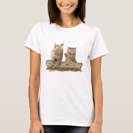Eastern Bobcat Kittens T-shirt