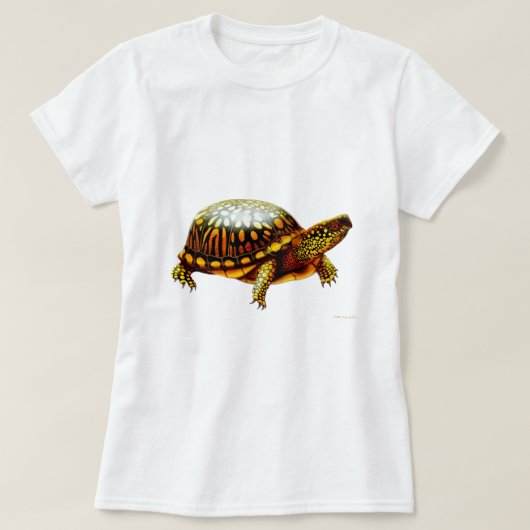 Eastern Box Turtle Dames Babydoll Shirt (Design voorkant)