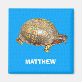 Eastern Box Turtle Foto gepersonaliseerd Magneet (Voorkant)