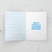 Eastern Box Turtle Funny Birthday Kaart (Binnen)