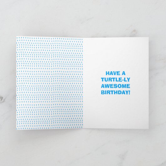 Eastern Box Turtle Funny Birthday Kaart (Binnen)