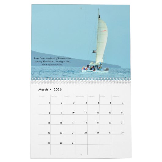 Eastern Caribbean Calendar for 2026 Kalender (Mar 2026)