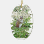 Eastern Chipmunk Keramisch Ornament (Links)