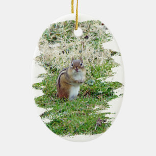 Eastern Chipmunk Keramisch Ornament