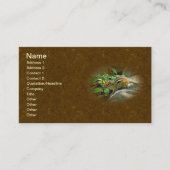 Eastern Chipmunk on Log Visitekaartje (Voorkant)