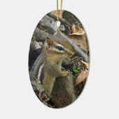 Eastern Chipmunk - Tamias striatus Keramisch Ornament (Links)