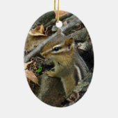 Eastern Chipmunk - Tamias striatus Keramisch Ornament (Achterkant)