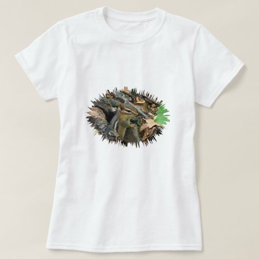 Eastern Chipmunk - Tamias striatus T-shirt (Design voorkant)