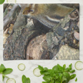 Eastern Chipmunk - Tamias striatus Theedoek (Gevouwen)