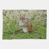 Eastern Chipmunk Theedoek (Horizontaal)