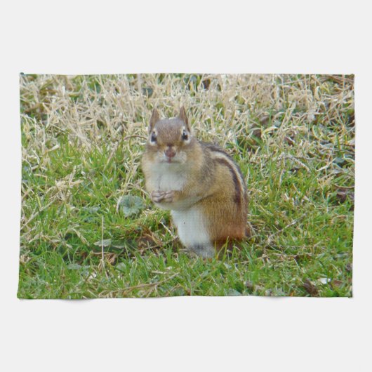 Eastern Chipmunk Theedoek (Horizontaal)