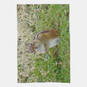 Eastern Chipmunk Theedoek (Verticaal)