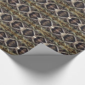 Eastern Diamondback Rattlesnake Cadeaupapier (Hoek)