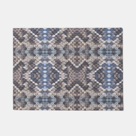 Eastern Diamondback Rattlesnake Skin Doormat Deurmat