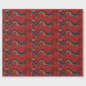 Eastern Dragon Cadeaupapier (Vlak)