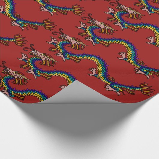 Eastern Dragon Cadeaupapier (Hoek)