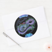 Eastern Dragon Eternity Ronde Sticker (Envelop)