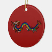 Eastern Dragon Keramisch Ornament (Links)