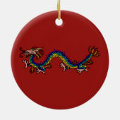 Eastern Dragon Keramisch Ornament (Achterkant)