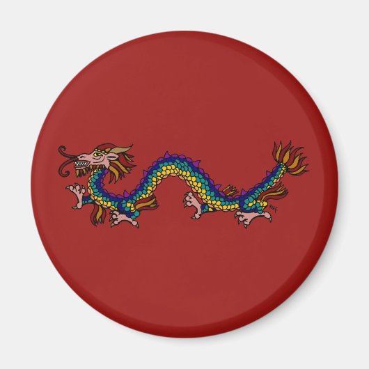Eastern Dragon Magneet (Voorkant)