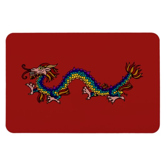 Eastern Dragon Magneet (Horizontaal)
