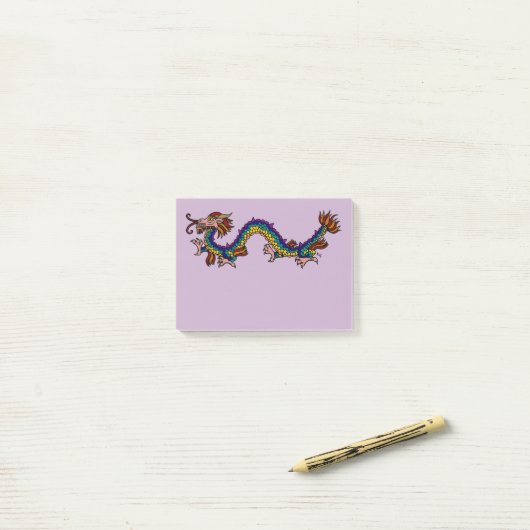 Eastern Dragon Post-it® Notes (Op bureau)