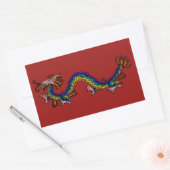 Eastern Dragon Rechthoekige Sticker (Envelop)