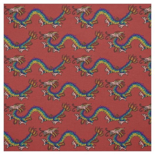 Eastern Dragon Stof (Swatch)