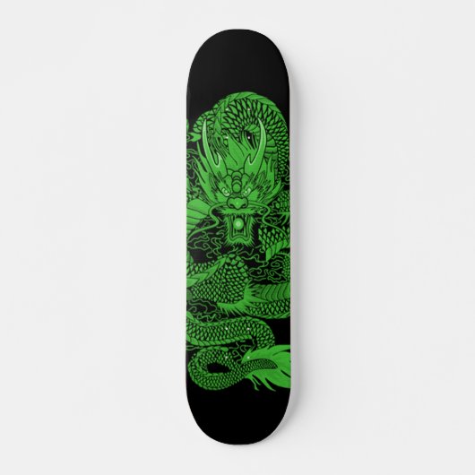 Eastern Emerald Dragon Element Custom Pro Board Skateboard (Voorkant)