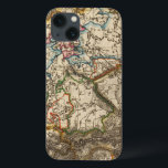 Eastern European Map Case-Mate iPhone Case<br><div class="desc">Deutschland,  Niederlande,  België,  Schweiz. By (Stieler,  Adolf; Brudin,  J.L) (185). Published by "Stockholm: J.L. Brudin".</div>