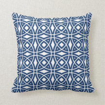 Eastern Geometric Pattern Navy Blue