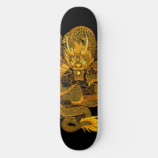 Eastern Gold Dragon One Element Custom Pro Deck Skateboard (Voorkant)