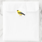 Eastern Goldfinch Ronde Sticker (Tas)