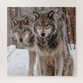 Eastern Gray Wolf Legpuzzel (Verticaal)
