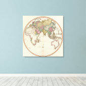 Eastern Hemisphere 14 Canvas Afdruk (Insitu (Houten vloer))