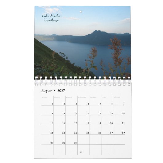 Eastern Hokkaido 2018 Agenda Kalender (Aug 2027)