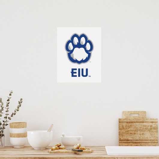 Eastern Illinois Panthers Paw Print & EIU (Keuken)