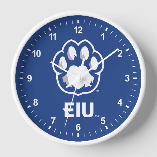 Eastern Illinois Panthers Paw Print & EIU (Voorkant)