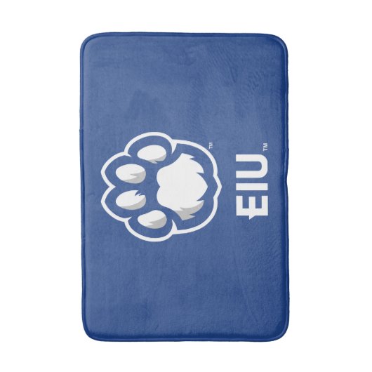 Eastern Illinois Panthers Paw Print & EIU Badmat (Voorkant Verticaal)