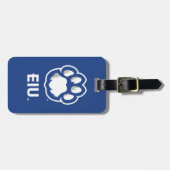Eastern Illinois Panthers Paw Print & EIU Bagagelabel (Voorkant horizontaal)