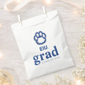 Eastern Illinois Panthers Paw Print & EIU Bedankzakje (Geknipt)