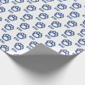 Eastern Illinois Panthers Paw Print & EIU Cadeaupapier (Hoek)