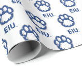 Eastern Illinois Panthers Paw Print & EIU Cadeaupapier (Rol Hoek)
