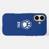 Eastern Illinois Panthers Paw Print & EIU Case-Mate iPhone Case (Achterkant (horizontaal))