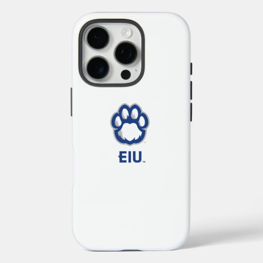 Eastern Illinois Panthers Paw Print & EIU Case-Mate iPhone Case (Achterkant)