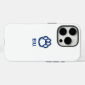 Eastern Illinois Panthers Paw Print & EIU Case-Mate iPhone Case (Achterkant (horizontaal))