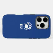 Eastern Illinois Panthers Paw Print & EIU Case-Mate iPhone Case (Achterkant (horizontaal))